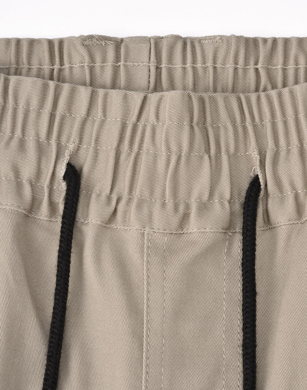 Unisex Cotton Stretch Drill Cuffed Work Pants - Sand - View