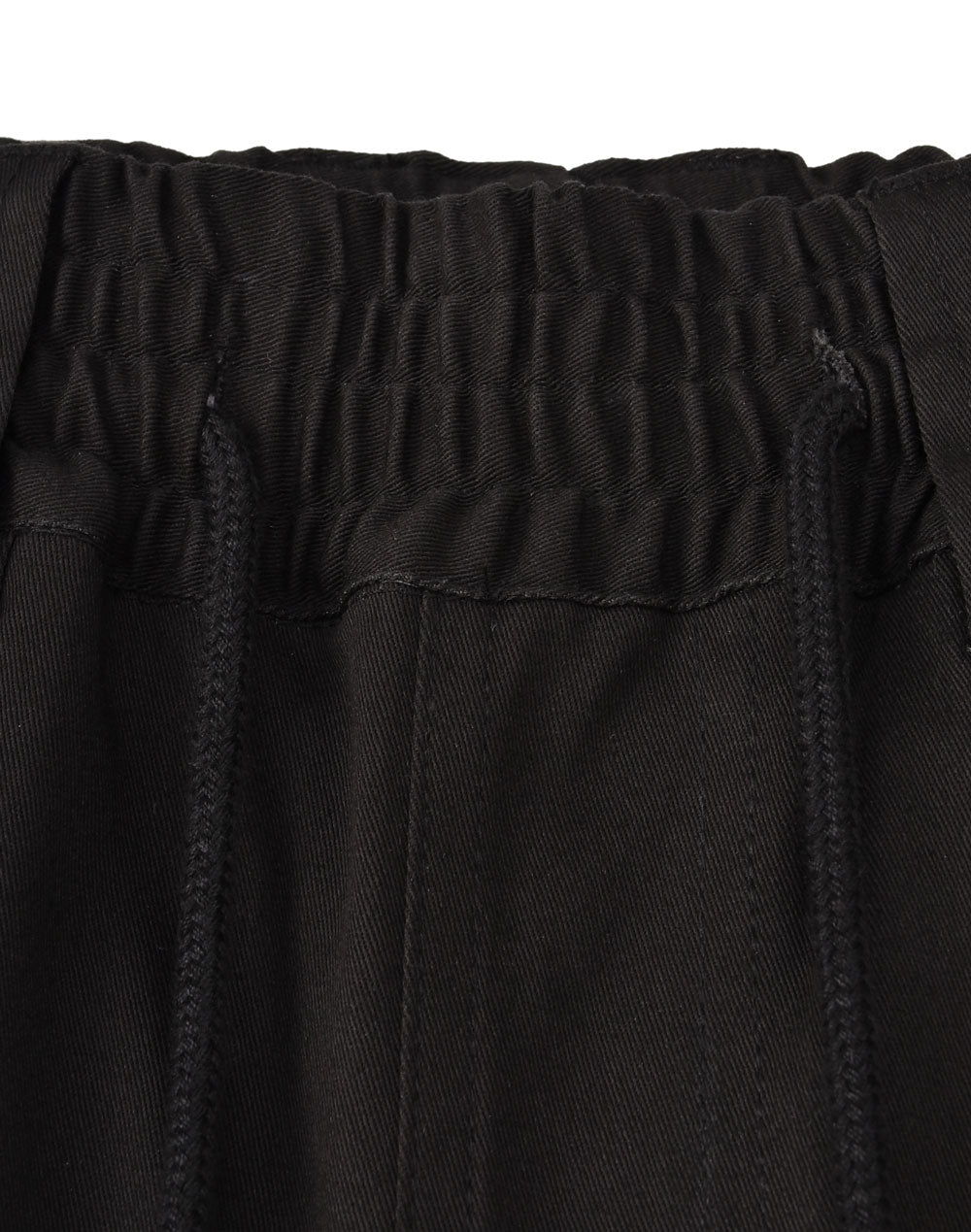 Unisex Cotton Stretch Drill Cuffed Work Shorts - Black - View