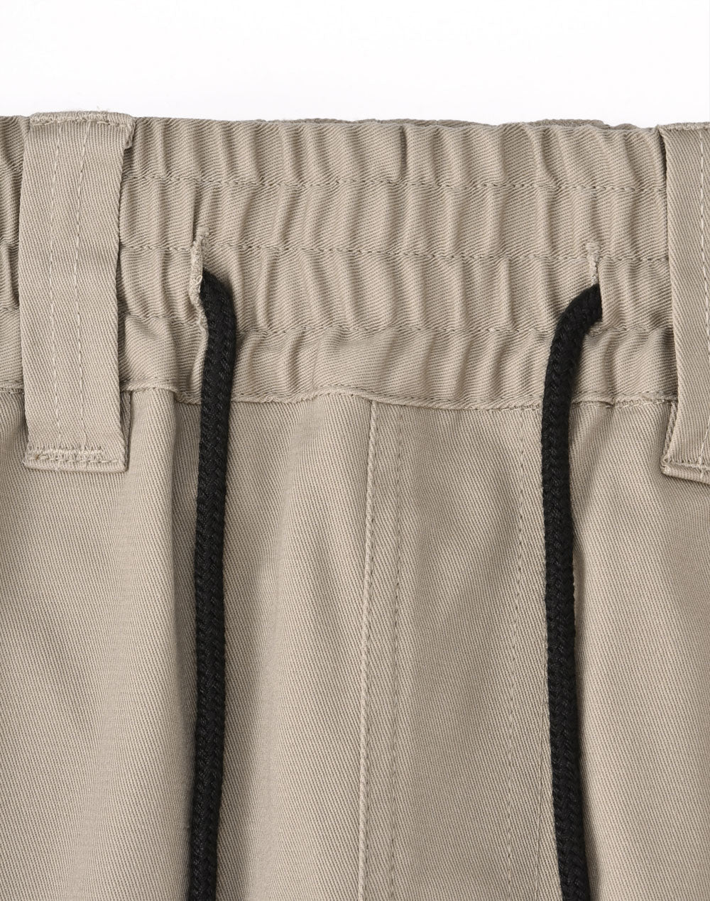 Unisex Cotton Stretch Drill Cuffed Work Shorts - Sand - View
