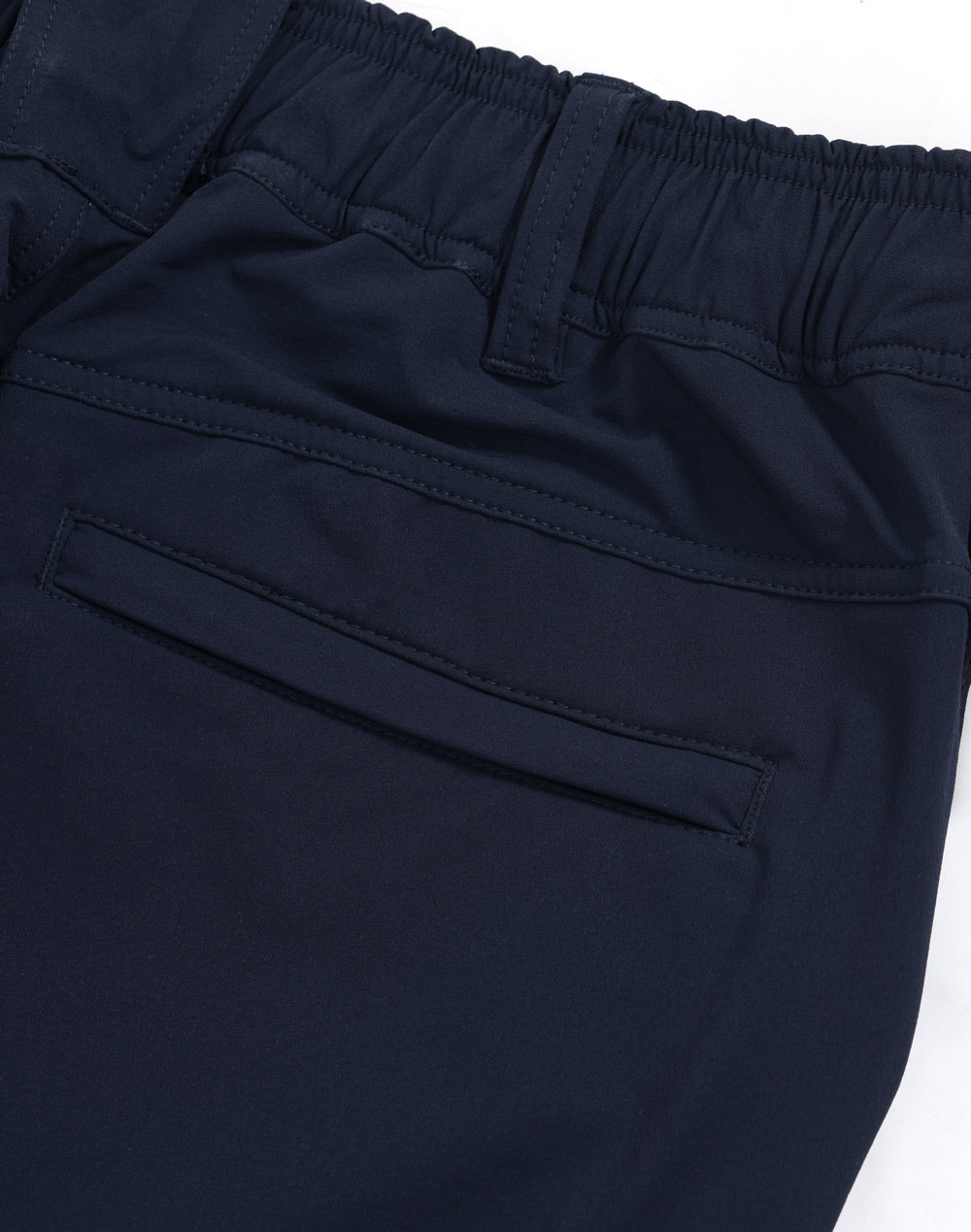 Unisex Dwr Water Repellent Flexi Work Pants with Tapes - Navy - Back