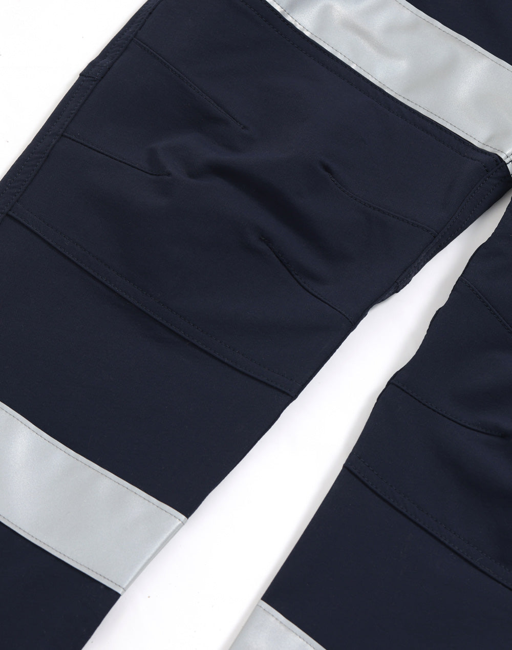 Unisex Dwr Water Repellent Flexi Work Pants with Tapes - Navy - View