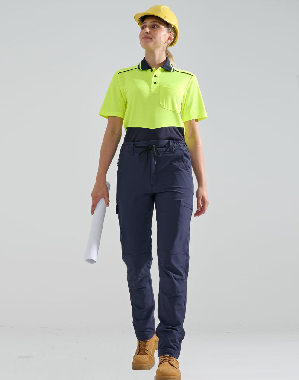Unisex Dwr Water Repellent Flexi Work Pants - view