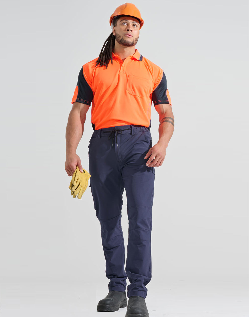 Unisex Dwr Water Repellent Flexi Work Pants - view