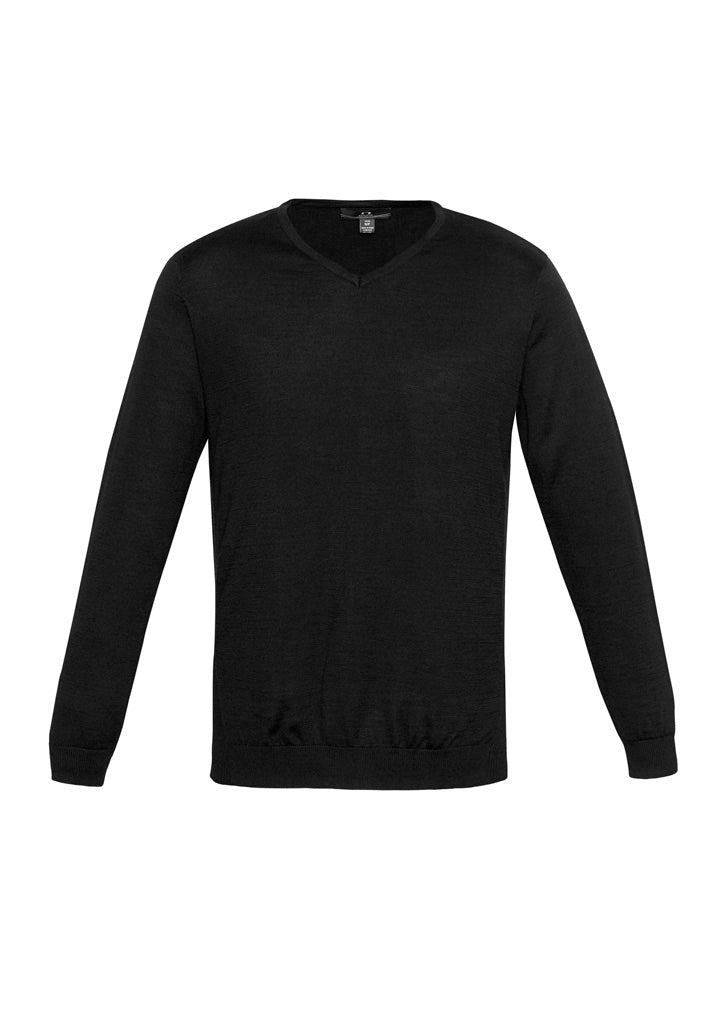 Milano Mens Pullover - Black - Front