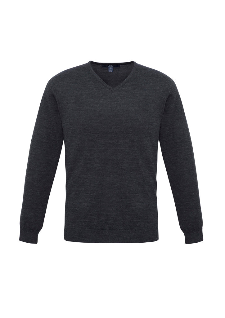 Milano Mens Pullover - Charcoal - Front