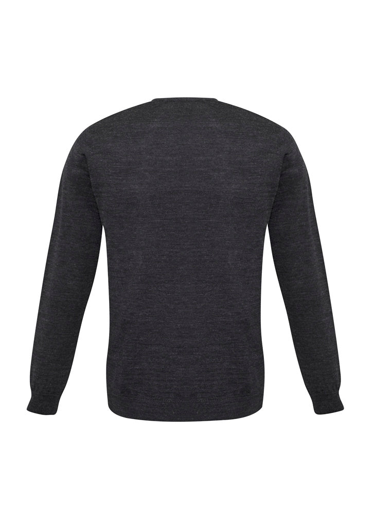 Milano Mens Pullover - Charcoal - Back