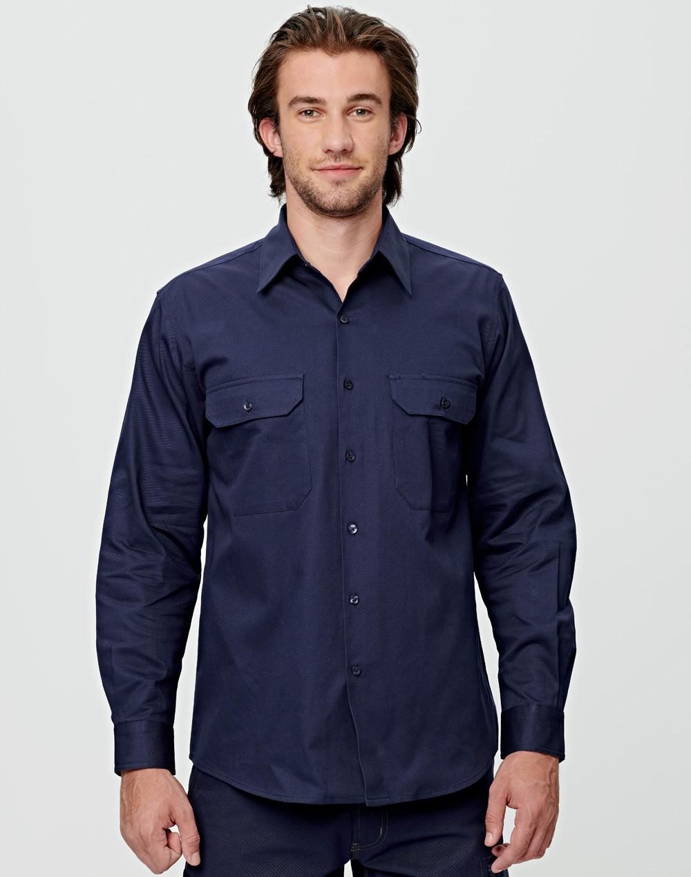 Wt04 Cotton Drill Work Shirt