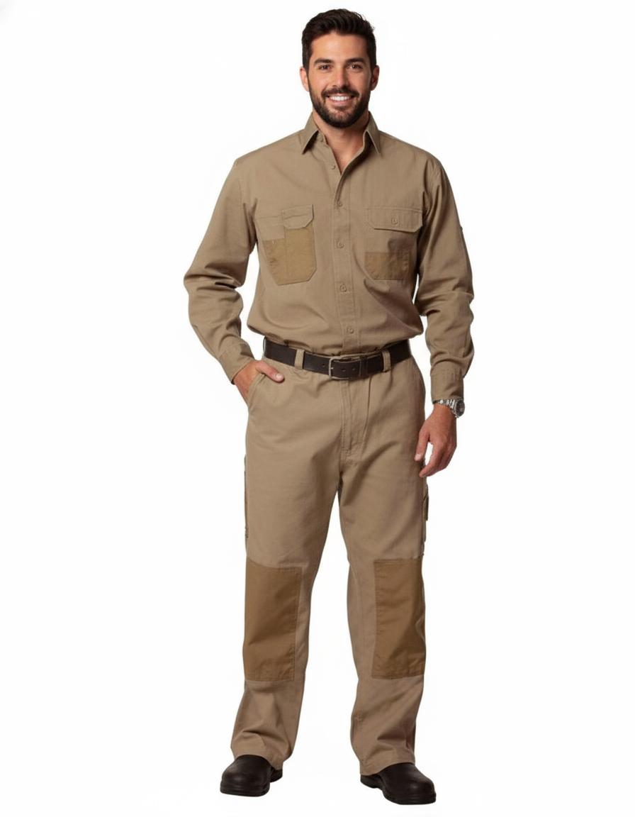Durable Long Sleeve Work Shirt