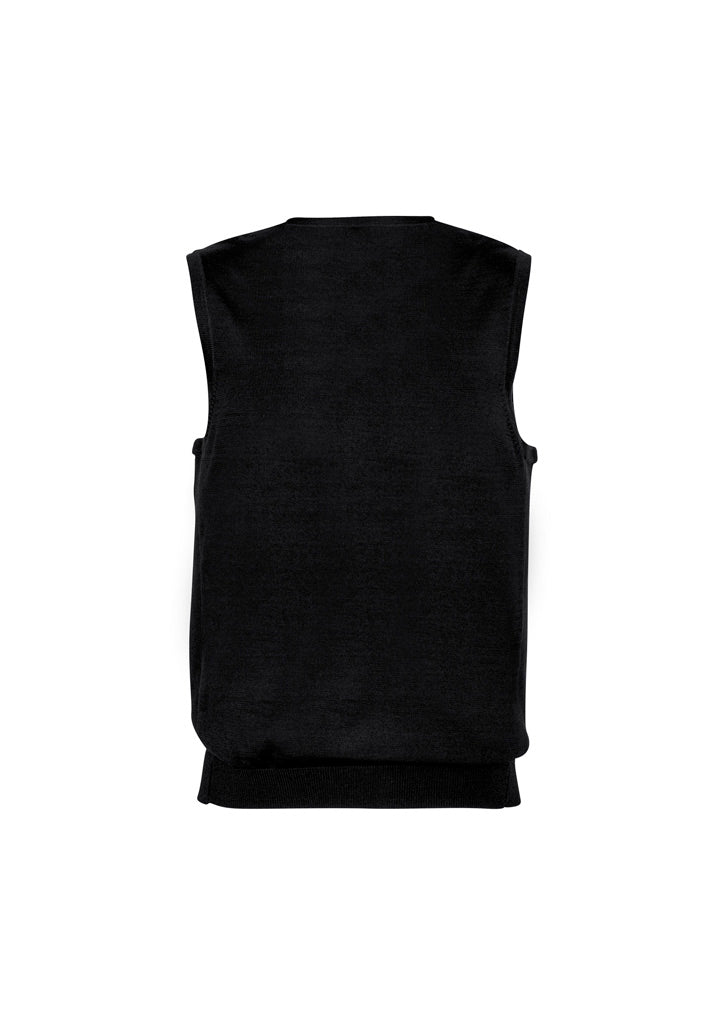 Milano Mens Vest - Black - Back