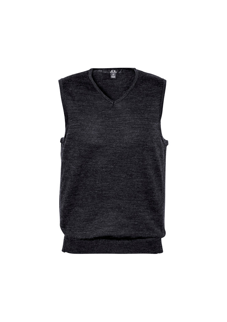 Milano Mens Vest - Charcoal - Front