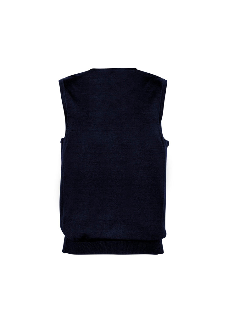 Milano Mens Vest - Navy - Back