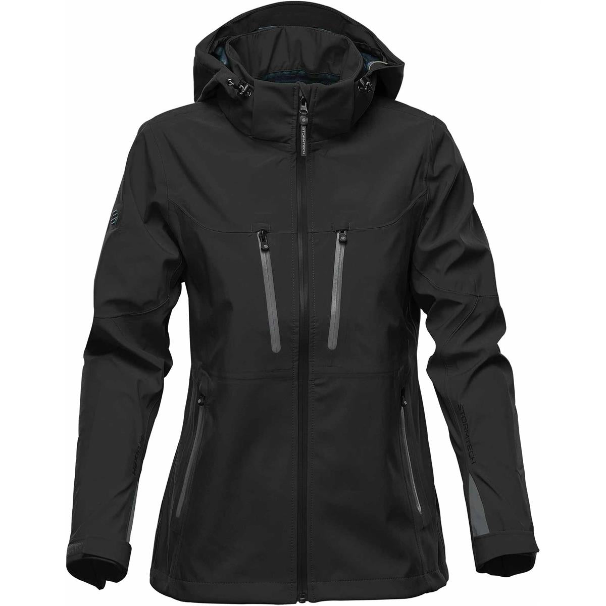 Women's Patrol Softshell - Black / Carbon - Front