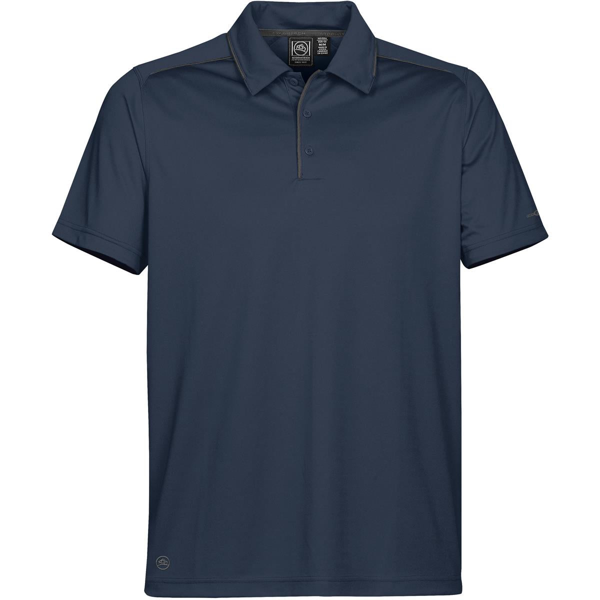 Men's Inertia Sport Polo - Navy / Graphite - Front