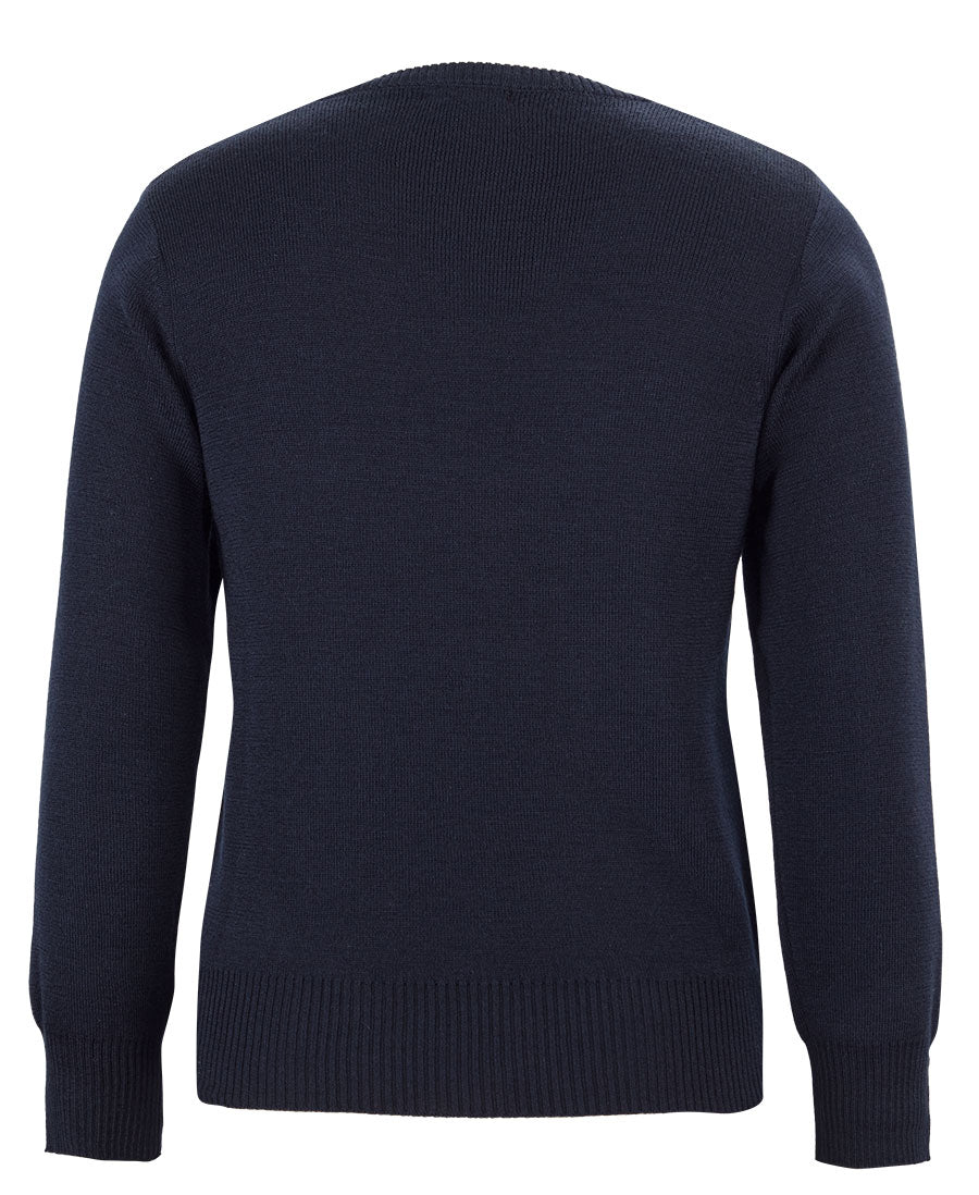 JB's Ladies Knitted Jumper - Dark Navy - Back