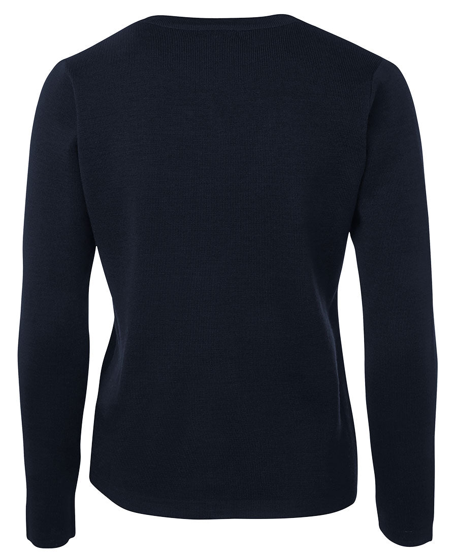 JB's Ladies Knitted Cardigan - Dark Navy - Back