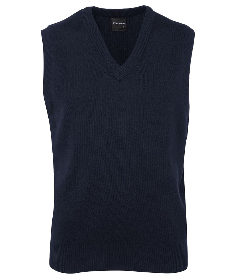 JB's Knitted Vest - Dark Navy - Front