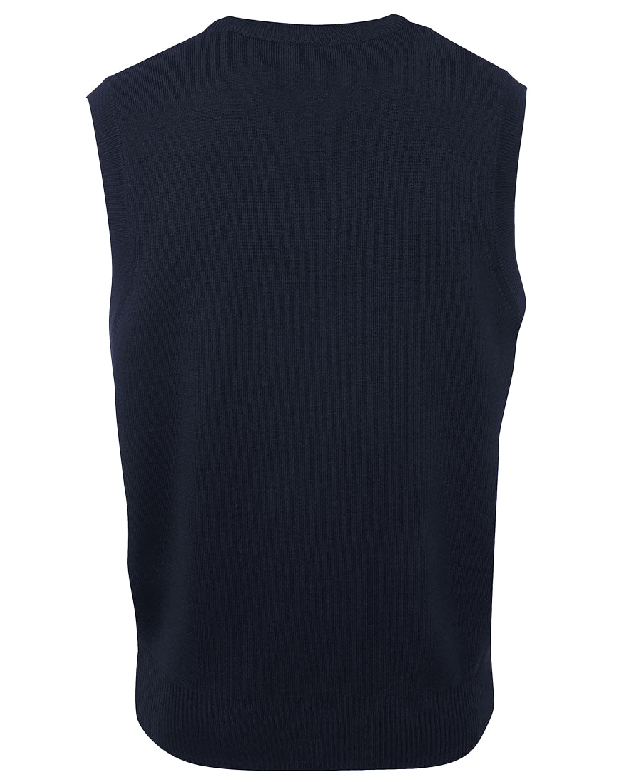 JB's Knitted Vest - Dark Navy - Back