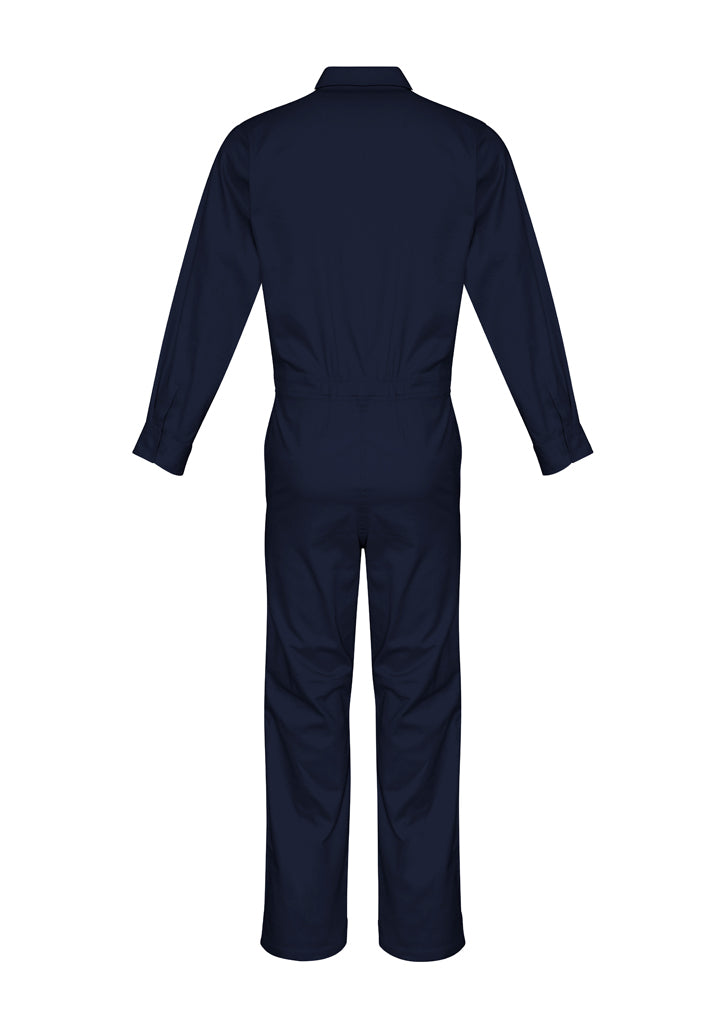 Mens Lightweight Cotton Drill Overall - Navy - View