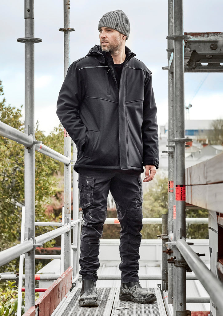 Unisex Antarctic Softshell Jacket - Black - Model