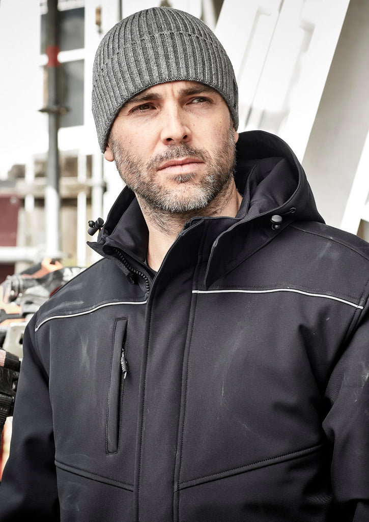 Unisex Antarctic Softshell Jacket - Black - Model
