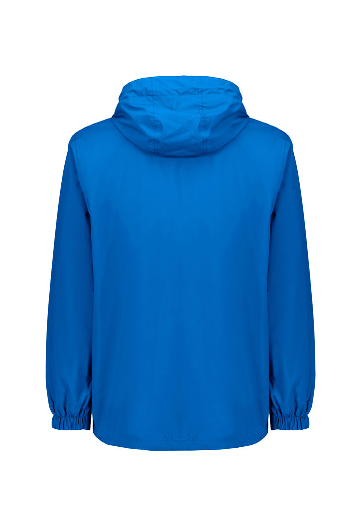 Unisex Super Light Packable Rain Jacket - Cobalt - Back