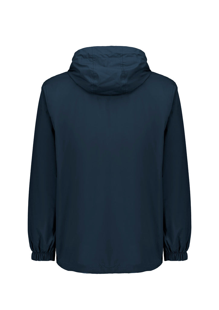 Unisex Super Light Packable Rain Jacket - Navy - Back