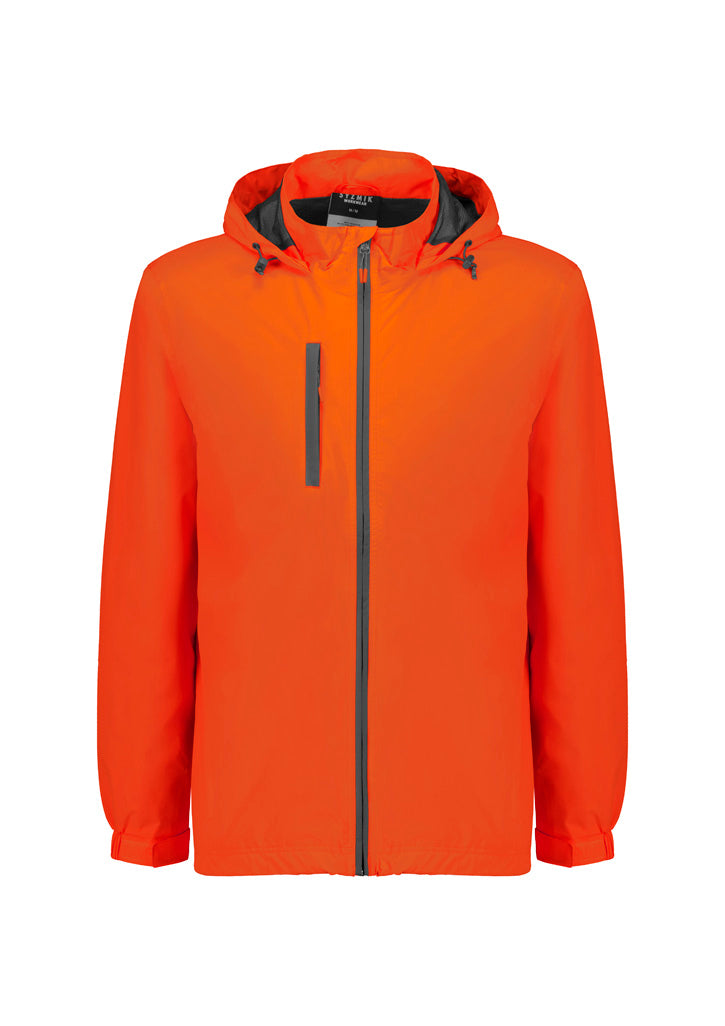 Unisex Super Light Packable Rain Jacket - Orange - Front