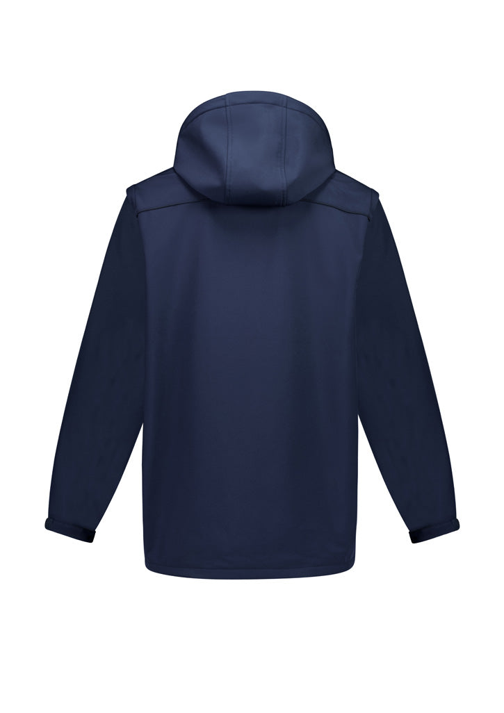 Unisex Streetworx 2 In 1 Stretch Softshell Jacket - Navy - Back