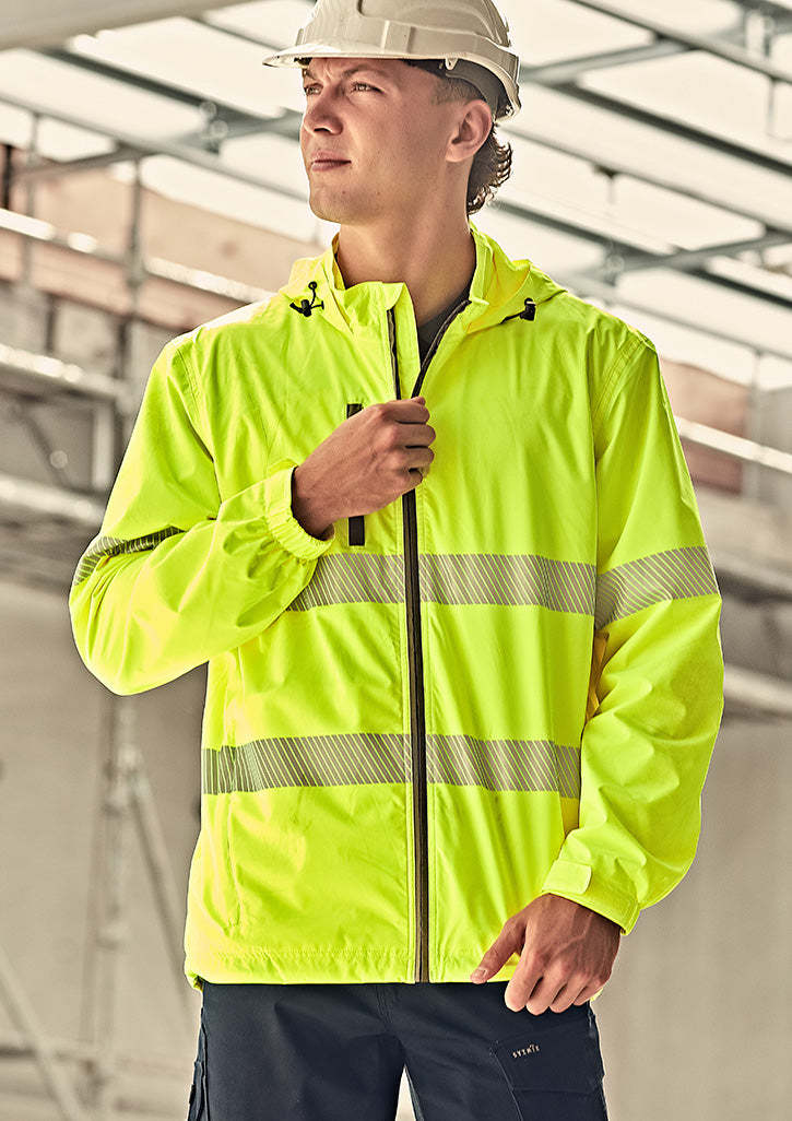 Unisex Super Light Segmented Tape Packable Rain Jacket 2