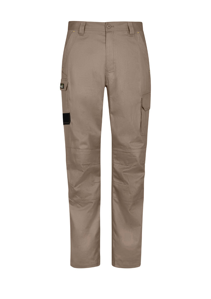 Mens Summer Cargo Pant (Regular) - Khaki - Front