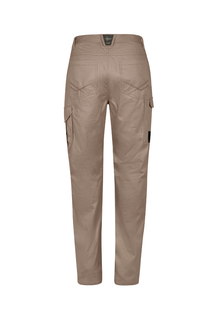 Mens Summer Cargo Pant (Regular) - Khaki - Back
