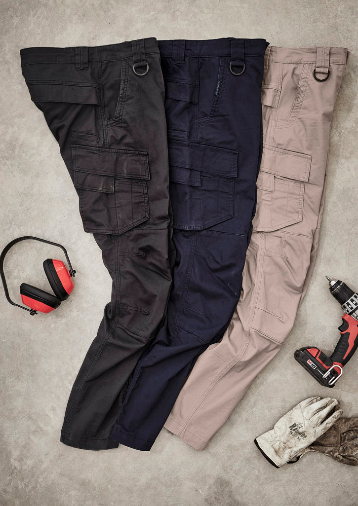 Mens Streetworx Curved Cargo Pant - Charcoal - Model