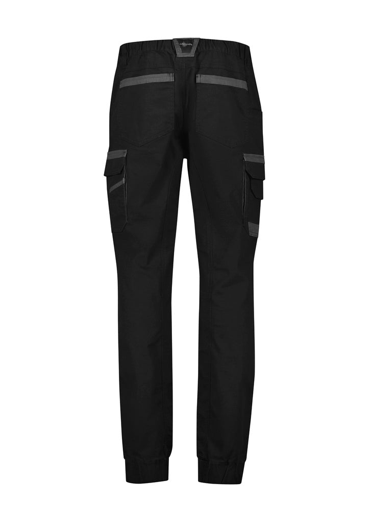 Mens Streetworx Heritage Pant - Cuffed - Black - Back