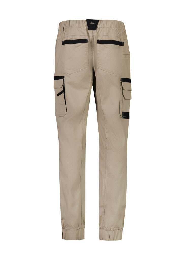 Mens Streetworx Heritage Pant - Cuffed - Stone - Back