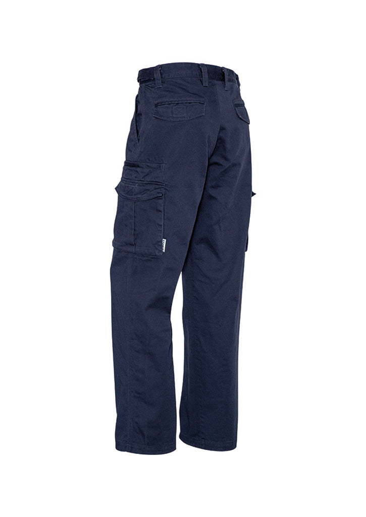 Mens Basic Cargo Pant (Stout) - Navy - Back
