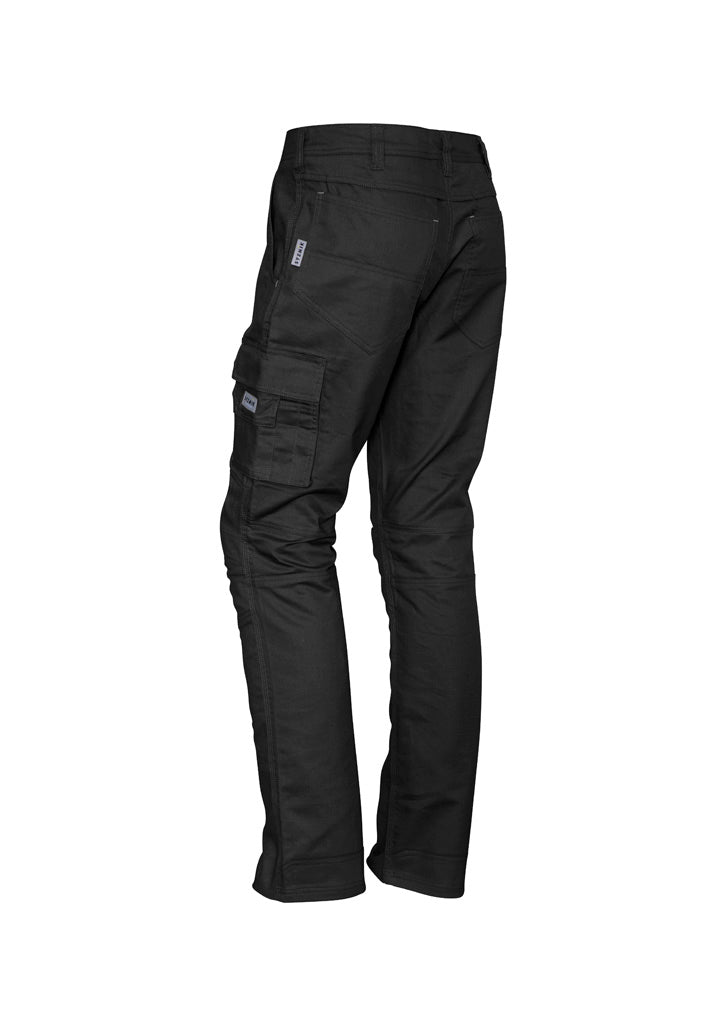 Mens Rugged Cooling Cargo Pant (Stout) - Black - Back