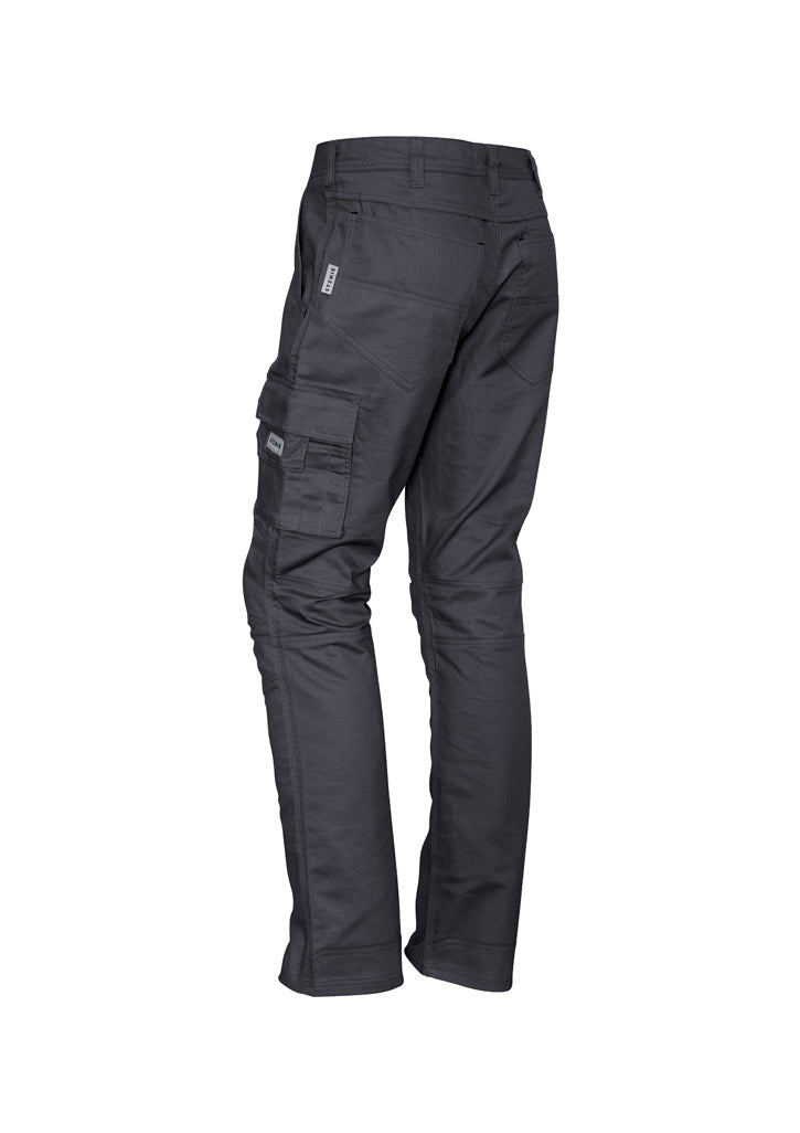 Mens Rugged Cooling Cargo Pant (Stout) - Charcoal - Back