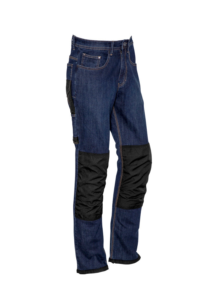 Mens CORDURA® Stretch Denim Work Jean - Denim - Front