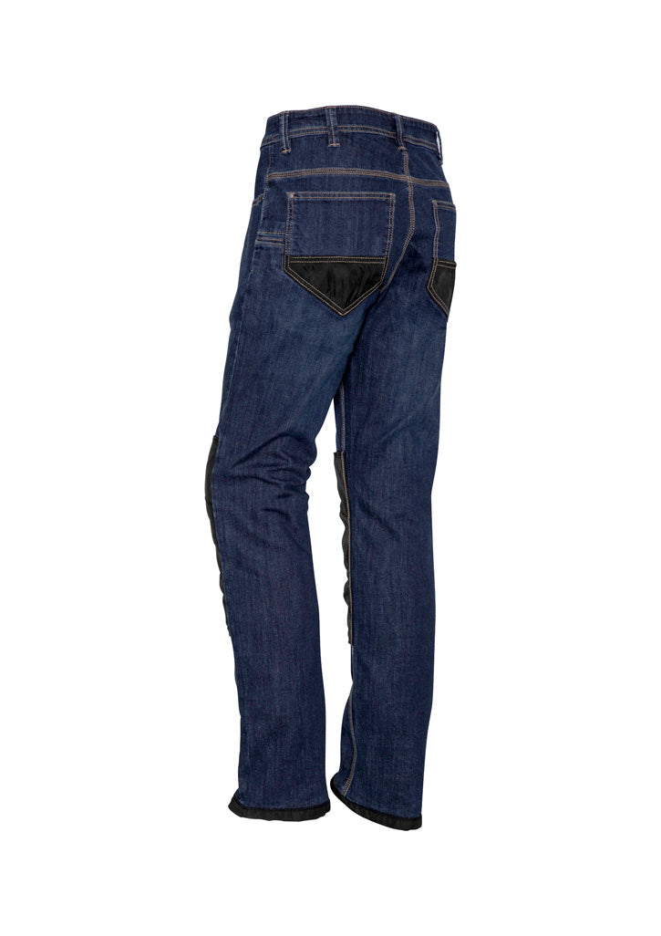Mens CORDURA® Stretch Denim Work Jean - Denim - Back