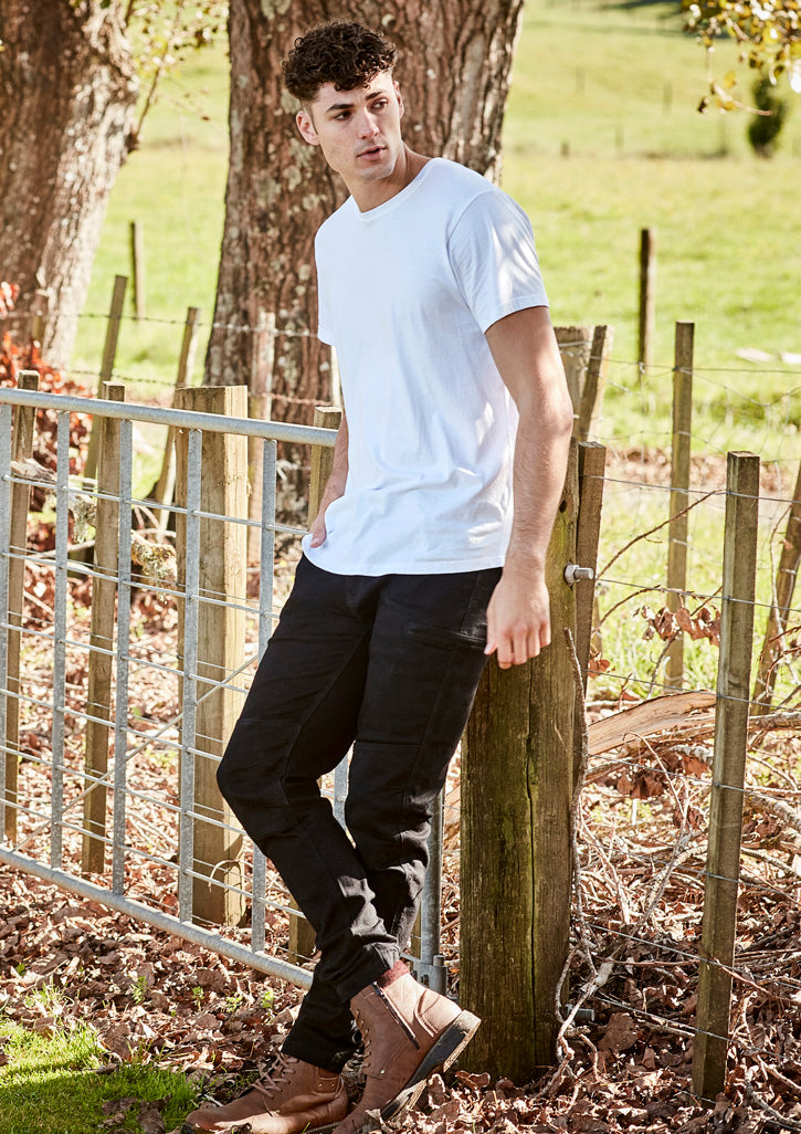 Mens Streetworx Stretch Jean - Black - Model