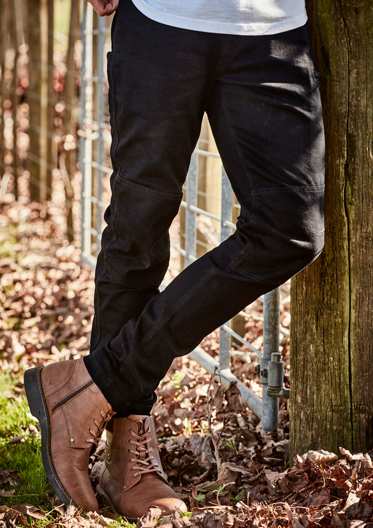 Mens Streetworx Stretch Jean - Black - Model