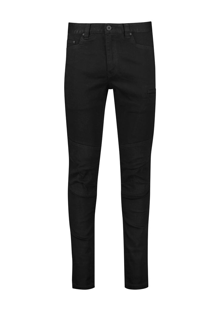 Mens Streetworx Stretch Jean - Black - Front