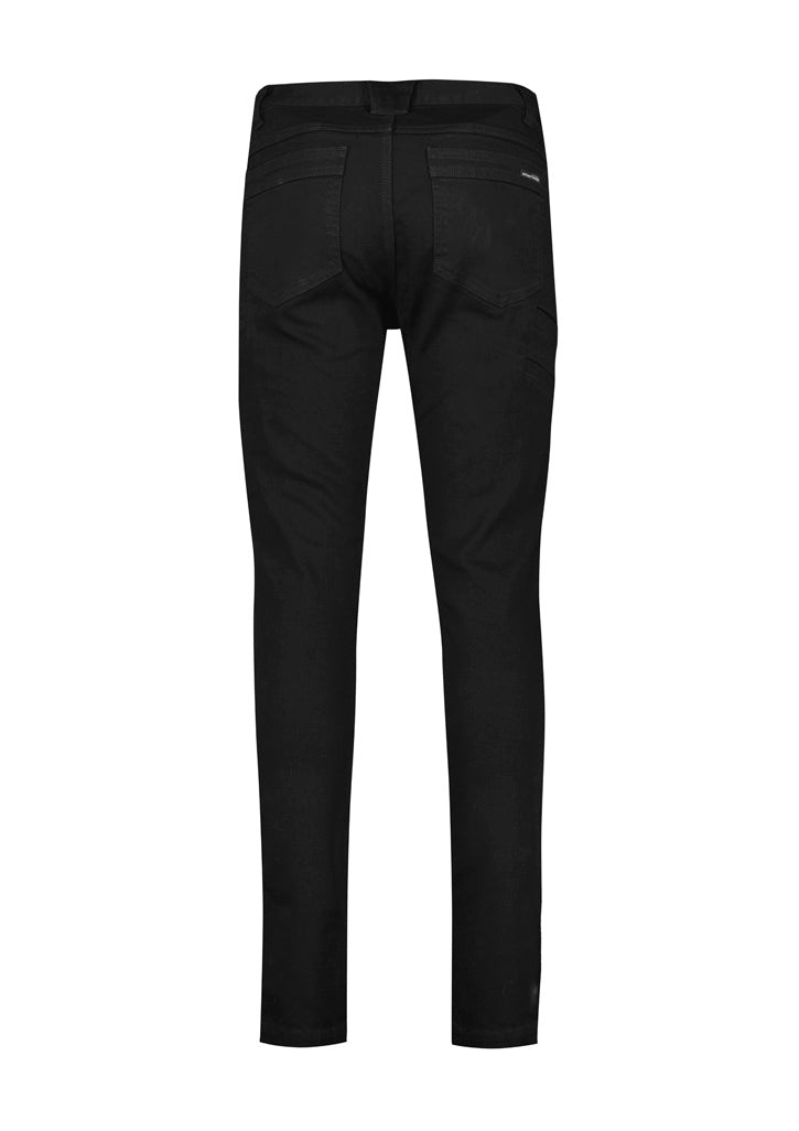 Mens Streetworx Stretch Jean - Black - Back