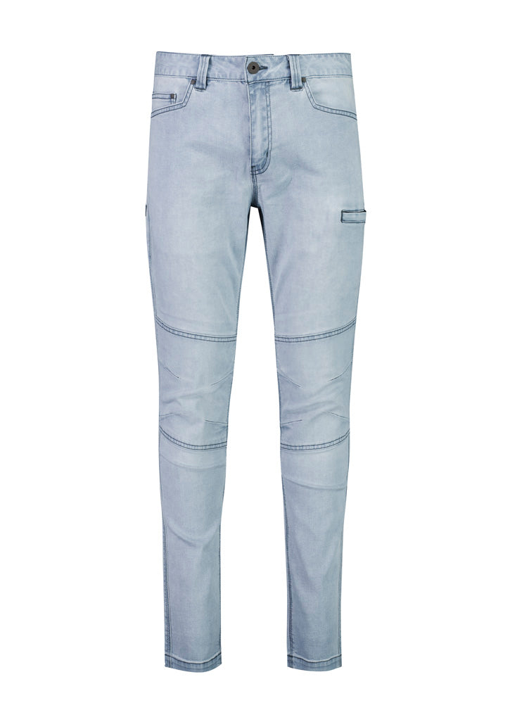 Mens Streetworx Stretch Jean - Light Blue - Front