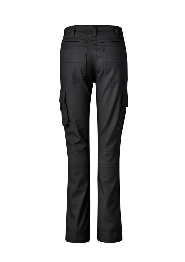 Womens Rugged Cooling Cargo Pant - Black - Back