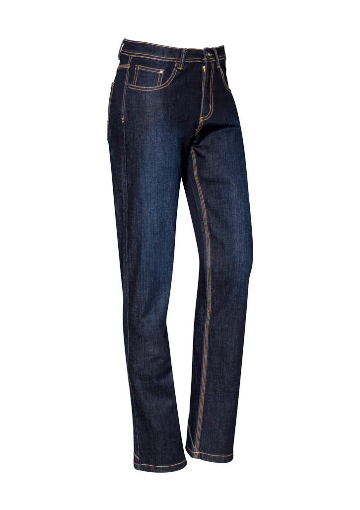 Womens Stretch Denim Work Jean - Denim - Front