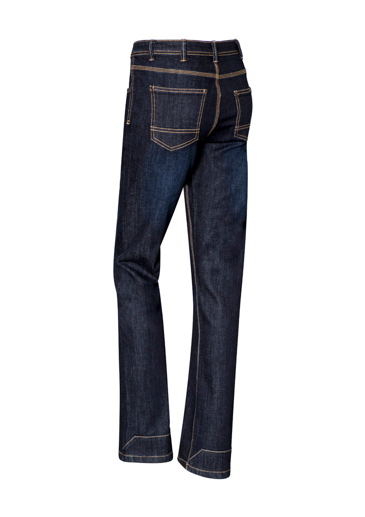 Womens Stretch Denim Work Jean - Denim - Back