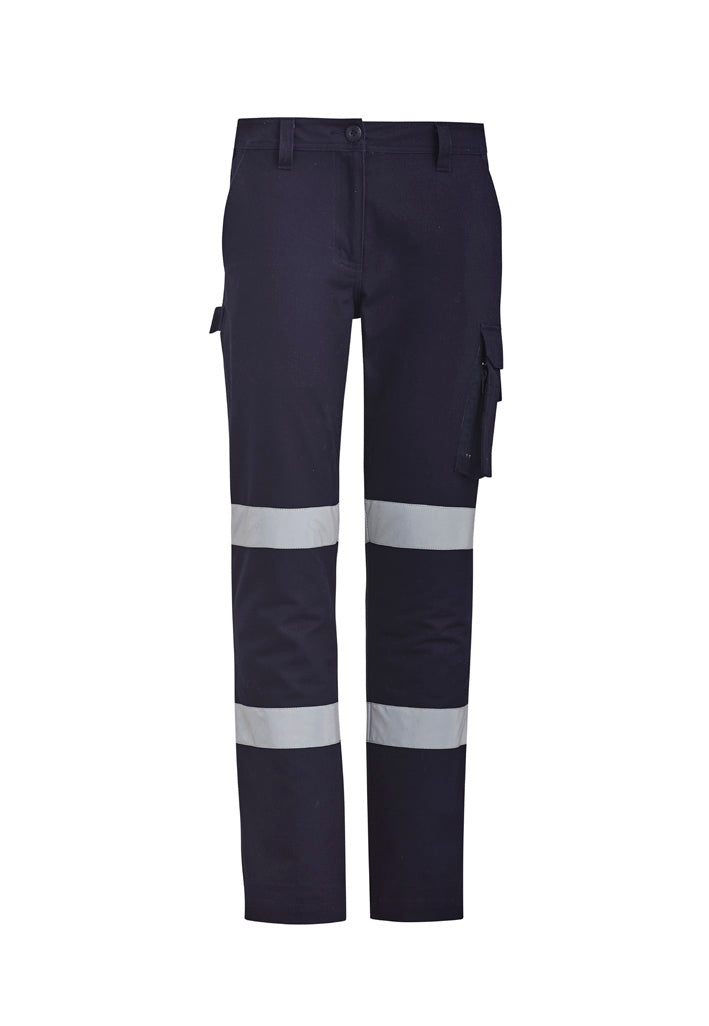 Womens Bio Motion Taped Pant - Navy - Front