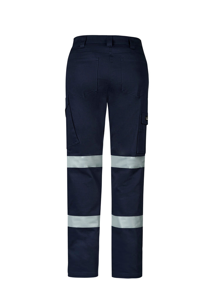 Womens Essential Stretch Taped Cargo Pant - Navy - Model