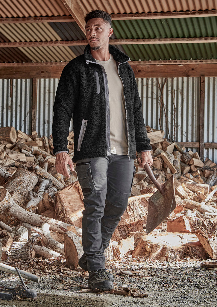 Mens Streetworx Heritage Pant - Charcoal - Model
